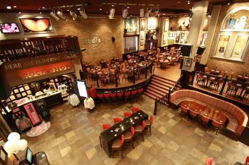 Restaurant 1 room hire layout at Hard Rock Cafe Manchester