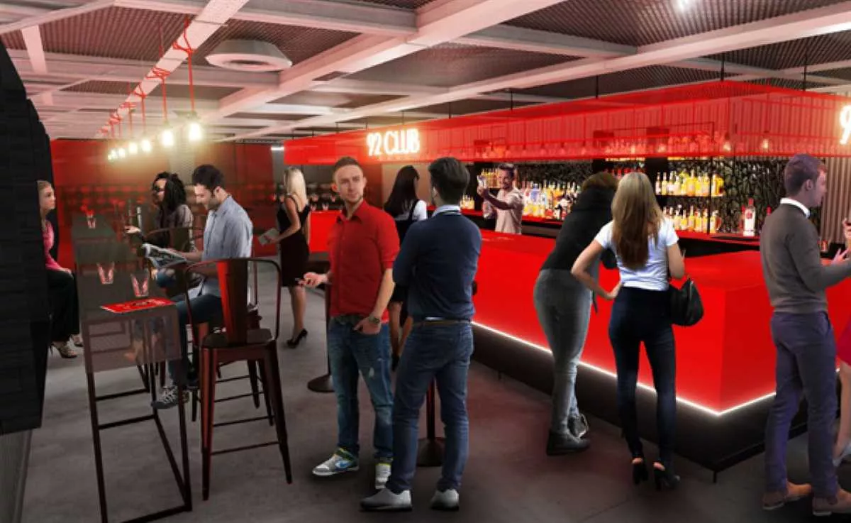 The 92 Club at Salford City Football Club in Salford