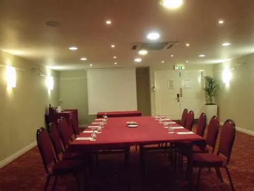 Donna Hartley 1 room hire layout at Holiday Inn Rotherham - Sheffield M1, J33