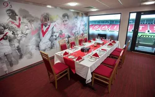 Executive Box (Single) 1 room hire layout at St Helens R.F.C (Totally Wicked Stadium)