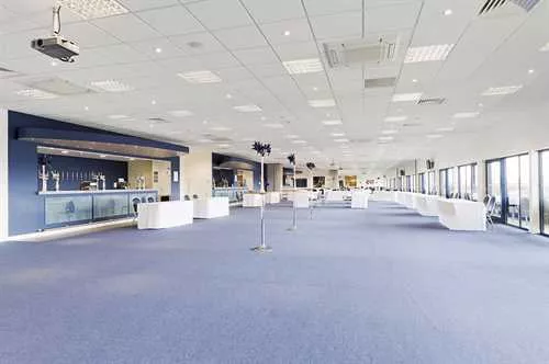 East Stand 1 room hire layout at Sixways Stadium