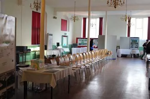 Lower Dining Room 1 room hire layout at Taunton School