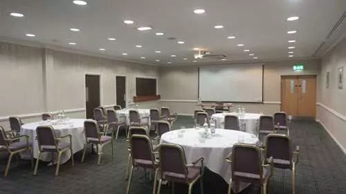 Wolsey Room 1 room hire layout at Holiday Inn Ipswich