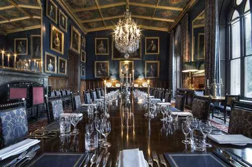 State Dining Room 1 room hire layout at Eastnor Castle
