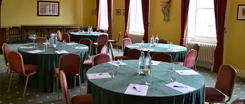 The Reading Room 1 room hire layout at The Athenaeum, Bury St. Edmunds