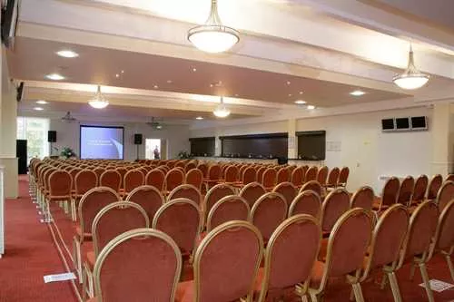 Croft Suite 1 room hire layout at Worcester Racecourse