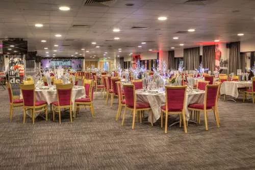 The Restaurant and Sponsors Lounge 1 room hire layout at Eco-Power Stadium – Doncaster Rovers Football Club