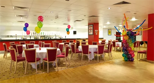 The Belle Vue Suite 1 room hire layout at Eco-Power Stadium – Doncaster Rovers Football Club