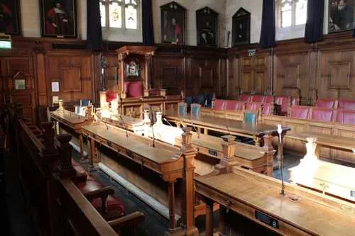 Council Chamber at Oxford Town Hall