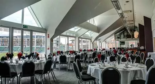 Long Room 1 room hire layout at Somerset County Cricket Club
