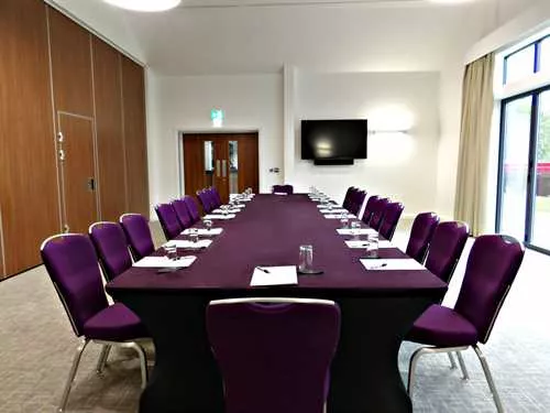 The Willow 1 room hire layout at Aubrey Park Hotel