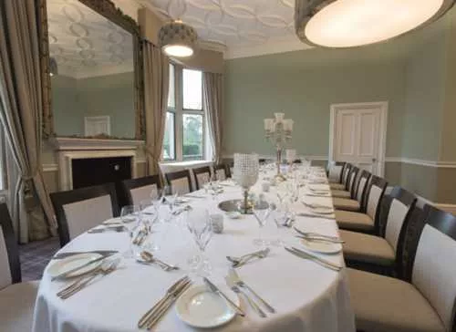 The Meynell Suite 1 room hire layout at Hoar Cross Hall