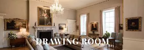 Drawing Room 1 room hire layout at Norwood Park Country House