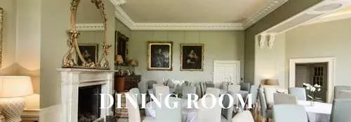 Dining Room 1 room hire layout at Norwood Park Country House
