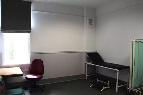 The Medical Room 1 room hire layout at Harrold Centre