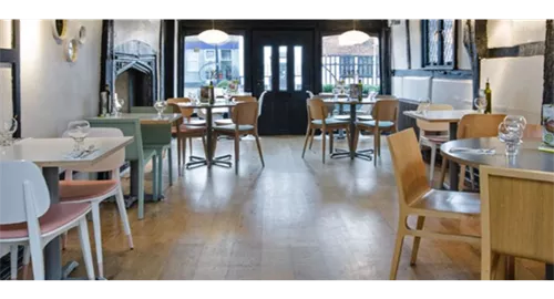 Restaurant Dining Space 1 room hire layout at ASK Italian Crawley