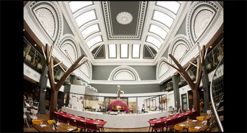 Restaurant Dining Space 1 room hire layout at Zizzi Ristorante Glasgow Royal Exchange Square