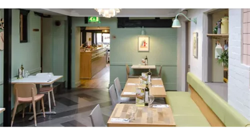 Private Function Room 1 room hire layout at ASK Italian Crawley
