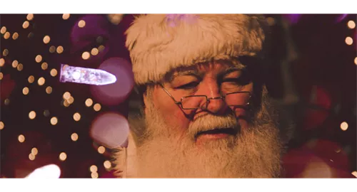 Father Christmas at The Hop Farm 2025 at Shires Oast at The Hop Farm