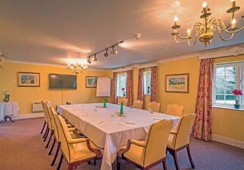 The Rutland Room 1 room hire layout at Barnsdale Lodge Hotel