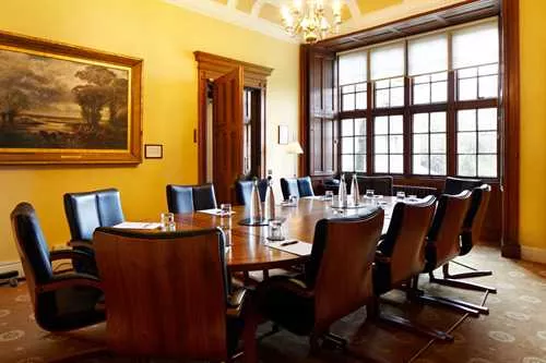 Boardroom 1 room hire layout at Wiston House