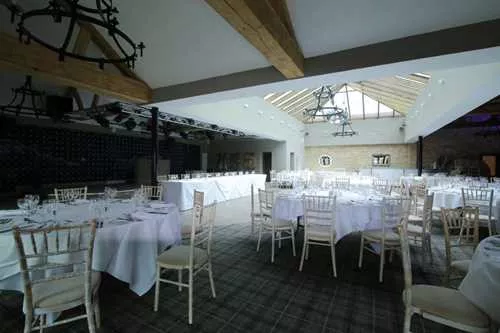 Ivory Room 1 room hire layout at Lythe Hill Hotel