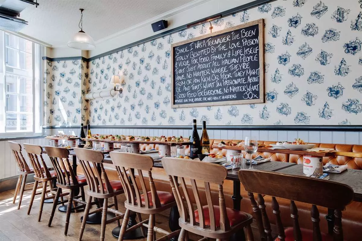 Upper Anti at Jamie's Italian Piccadilly Circus in Westminster