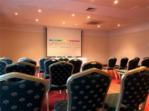 The Dunddon 1 room hire layout at Urban Hotel Grantham