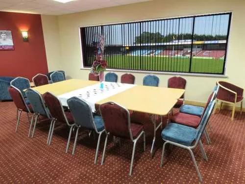 Legends Lounge 1 room hire layout at Scunthorpe United Football Club - Glanford Park