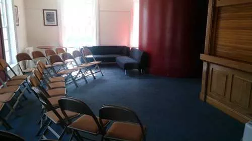 Kendrick Room 1 room hire layout at The Subscription Rooms