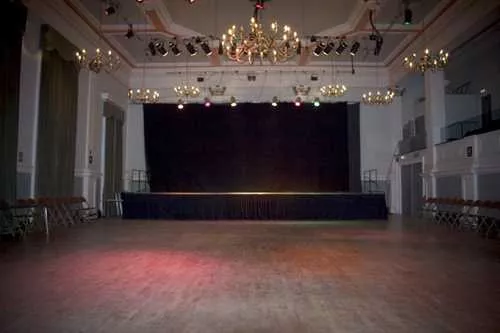 Ballroom 1 room hire layout at The Subscription Rooms