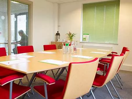 Meeting Room 2 1 room hire layout at Regus Exeter, Marsh Barton Trading Estate