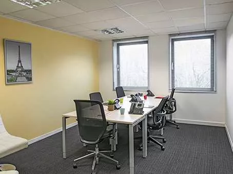 Brecon 1 room hire layout at Regus Cardiff Gate Business Park