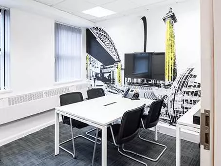 Grey's Monument 1 room hire layout at Regus Newcastle Cloth Market