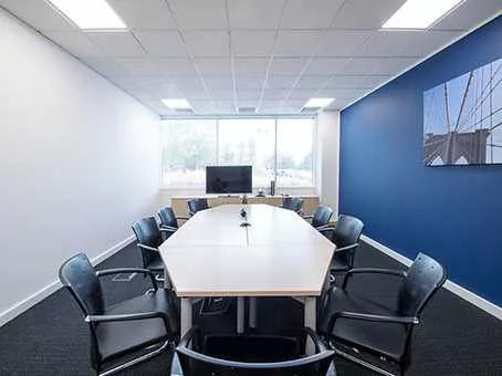 Nelson 1 room hire layout at Regus Dartford Admirals Park