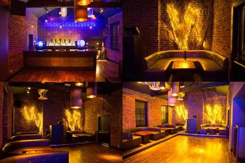 The Attic 1 room hire layout at Crystal Bar & House of Hugo