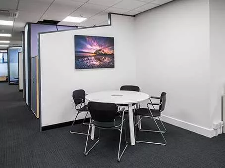 CM 5 1 room hire layout at Regus Welwyn Garden City, Hot Office