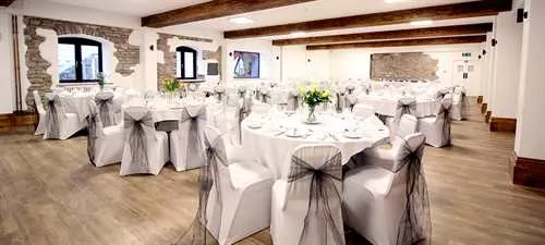 The Waterwheel Suite 1 room hire layout at Wookey Hole