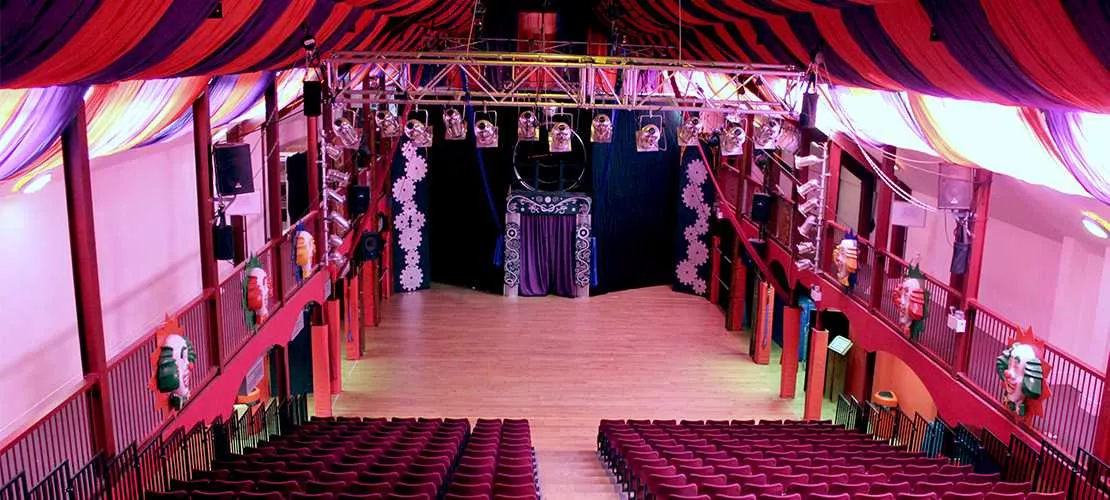 The Wookey Hole Theatre at Wookey Hole in Wells