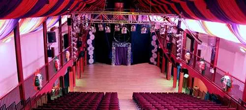 The Wookey Hole Theatre 1 room hire layout at Wookey Hole