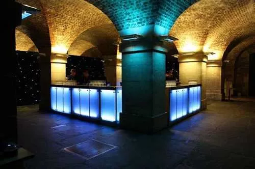 The Crypt 1 room hire layout at St Martins-in-the-Field