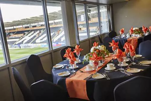 The Circle Restaurant 1 room hire layout at MKM Stadium - Tiger Events - Hull Tigers