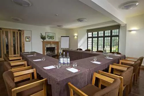 Griffiths Room 1 room hire layout at Dartington Hall