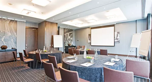 Solomon Suite 1 room hire layout at Brooklands Hotel
