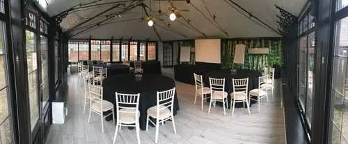 The Conservatory 1 room hire layout at Nettle Hill Ltd