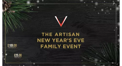 Artisan New Year's Eve Family Event 2025 at The View Hotel Eastbourne