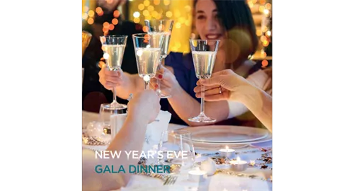 New Years Eve Gala Dinner 2025 at Five Lakes Resort