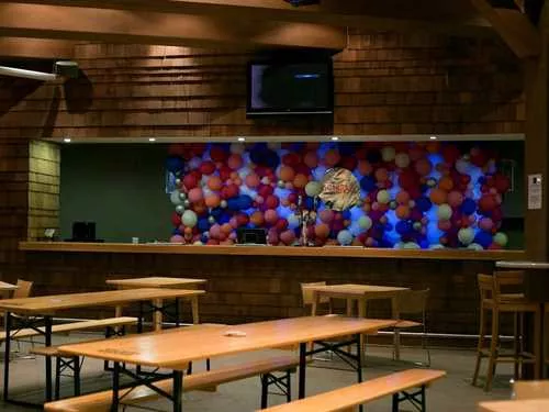 Sports Bar 1 room hire layout at Chill Factore