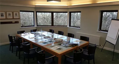 Small Meeting Room 1 room hire layout at Cardiff Golf Club