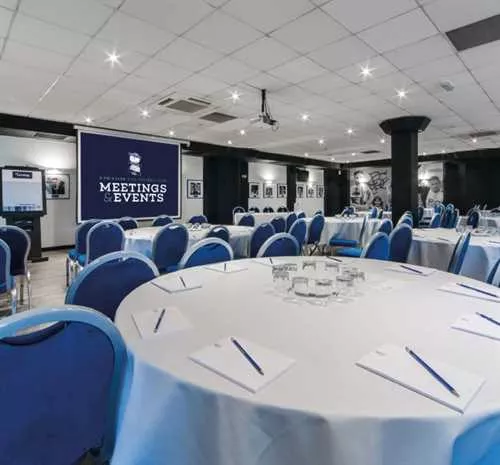 Legends' Lounge 1 room hire layout at Birmingham City Football Club